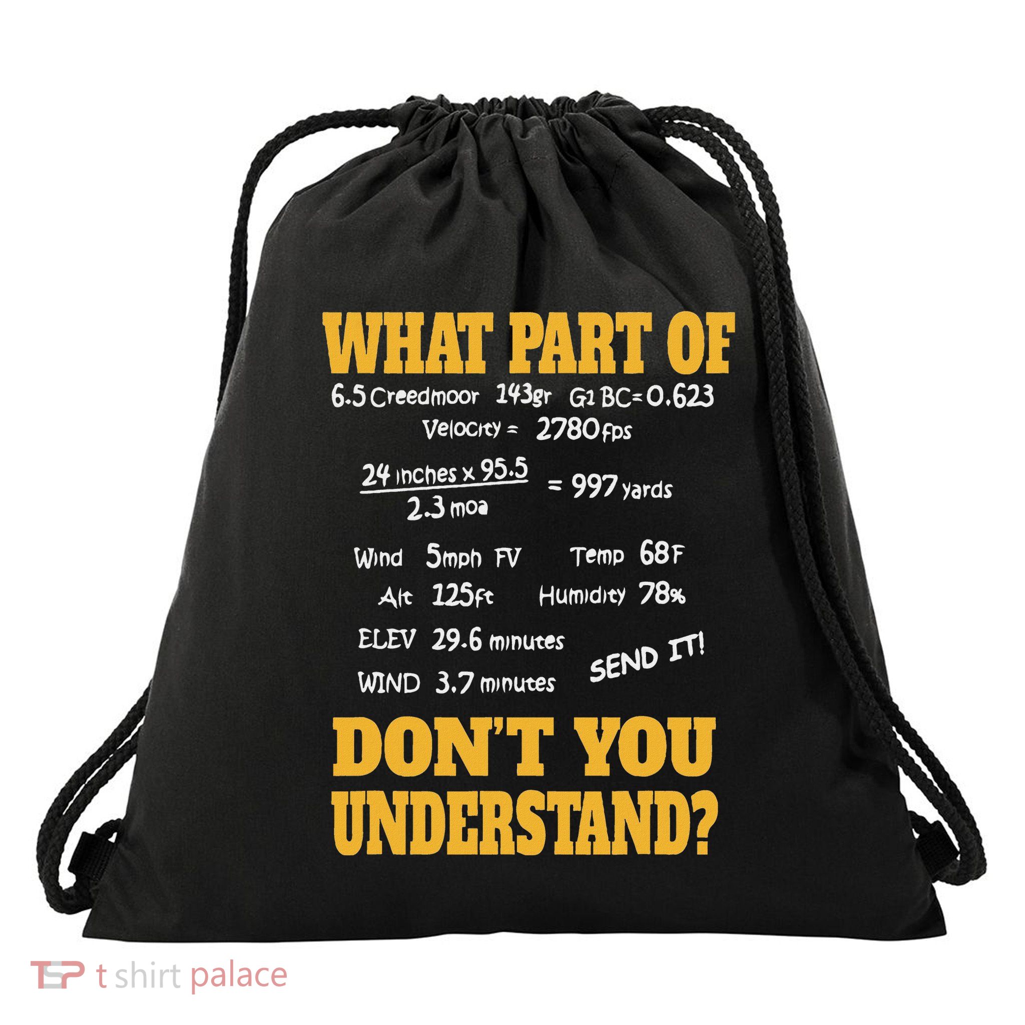Long Range Shooting & Competitive Sport Shooting Drawstring Bag