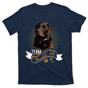 Labrador Retriever Team Chocolate Lab Funny Gift Tees T-Shirt