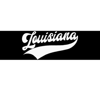 Louisiana Retro Throwback Design Bumper Sticker