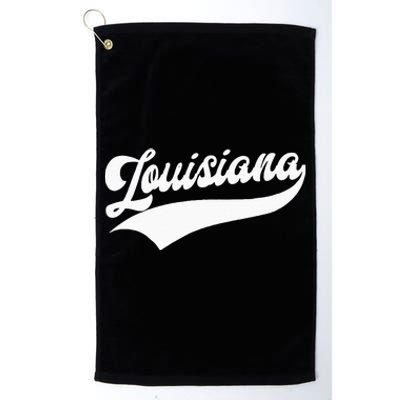 Louisiana Retro Throwback Design Platinum Collection Golf Towel