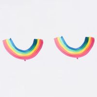 Lgbt Rainbow Titties Funny Cooling Performance Crew T-Shirt
