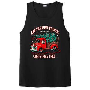 Little Red Truck Hauling A Christmas Tree PosiCharge Competitor Tank