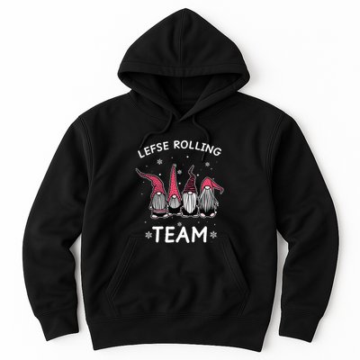 Lefse Rolling Team God Jul Gnome Gifts Christmas Pajama Hoodie