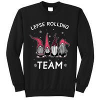 Lefse Rolling Team God Jul Gnome Gifts Christmas Pajama Sweatshirt