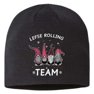 Lefse Rolling Team God Jul Gnome Gifts Christmas Pajama Sustainable Beanie