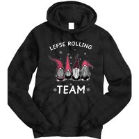 Lefse Rolling Team God Jul Gnome Gifts Christmas Pajama Tie Dye Hoodie