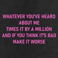 Leah Reality Tv Show Quote Whatever You Heard About Me Adult Drive Performance Visor