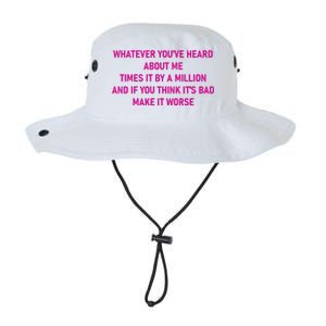 Leah Reality Tv Show Quote Whatever You Heard About Me Legacy Cool Fit Booney Bucket Hat