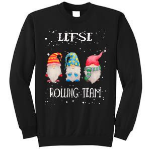 Lefse Rolling Team Nordic Merry Christmas Gnome Baking Tomte Sweatshirt