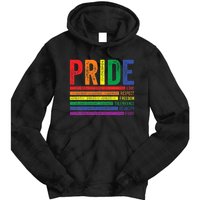 Love Respect Tolerance Freedom Equality Pride Lgbt Gay Tie Dye Hoodie