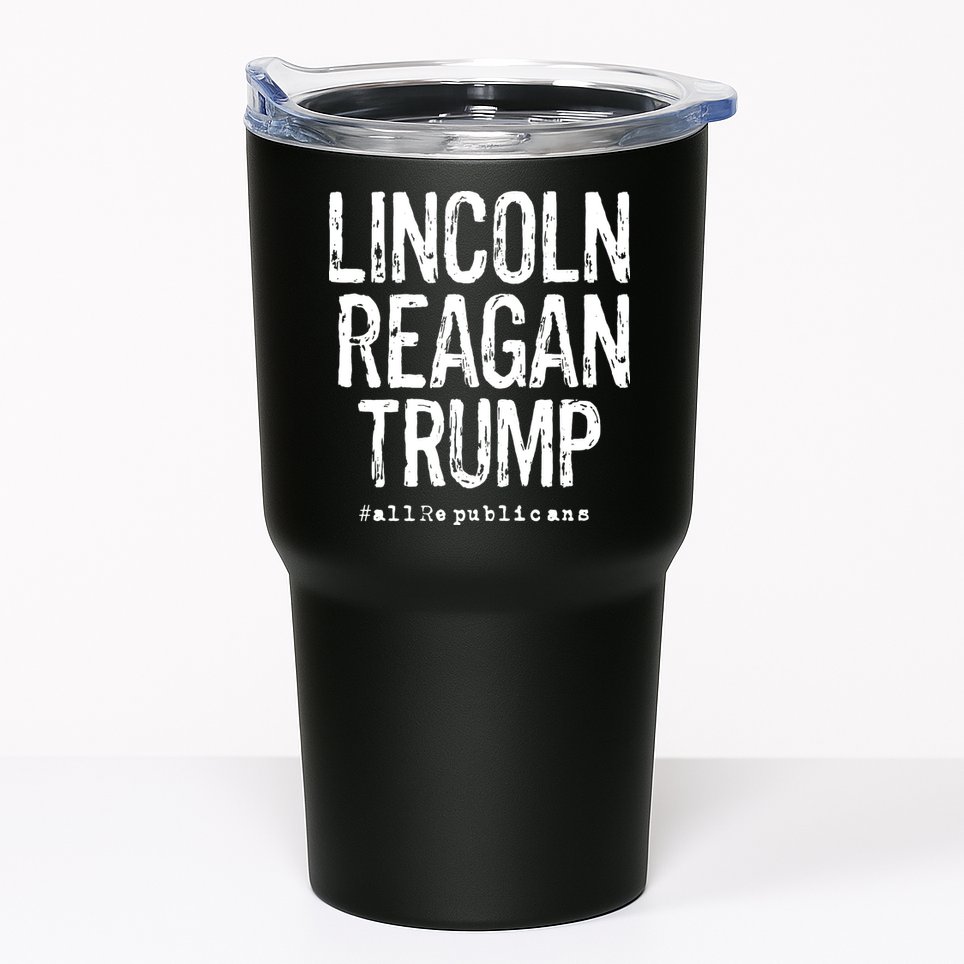 Lincoln Reagan Trump Favorite Presidents Tumbler