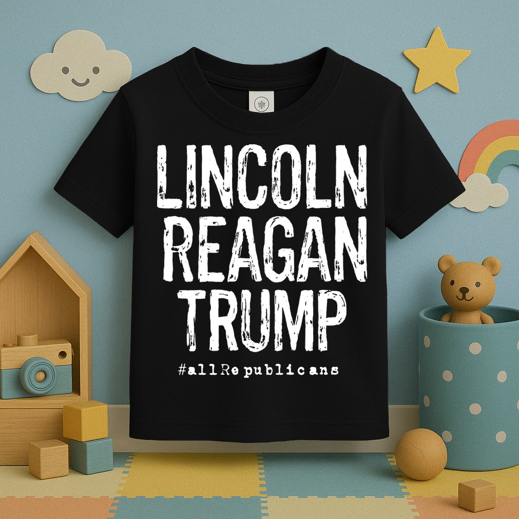 Lincoln Reagan Trump Favorite Presidents Toddler T-Shirt