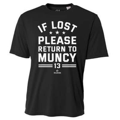 Lost Return to Max Muncy Funny Baseball Player Cooling Performance Crew T-Shirt