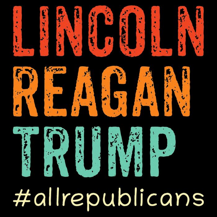 Lincoln Reagan Trump Favorite Presidents Tank Top