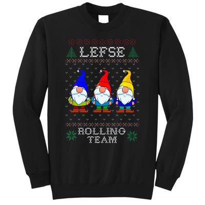 Lefse Rolling Team Christmas Baking Tomte Gnome Xmas  Sweatshirt