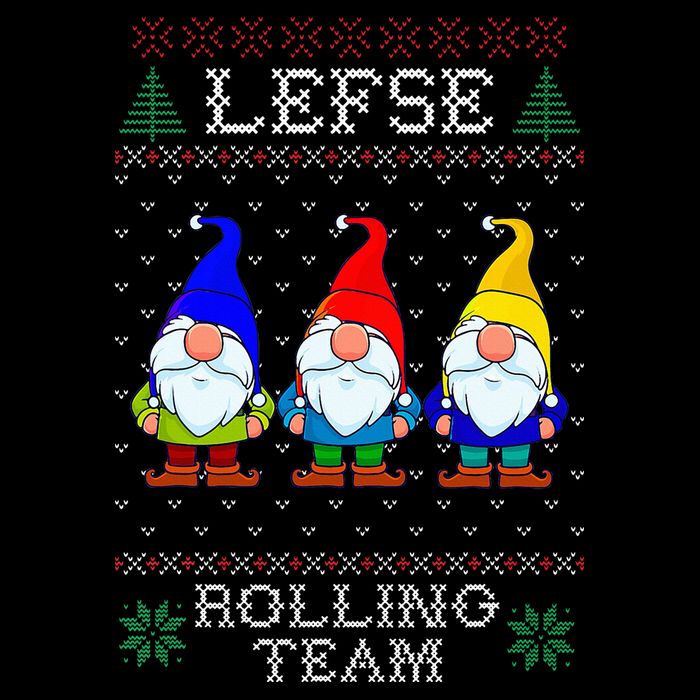 Lefse Rolling Team Christmas Baking Tomte Gnome Xmas  Sustainable Bucket Hat