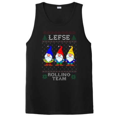 Lefse Rolling Team Christmas Baking Tomte Gnome Xmas  PosiCharge Competitor Tank