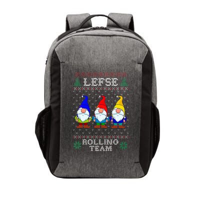 Lefse Rolling Team Christmas Baking Tomte Gnome Xmas  Vector Backpack
