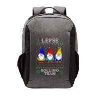 Lefse Rolling Team Christmas Baking Tomte Gnome Xmas  Vector Backpack