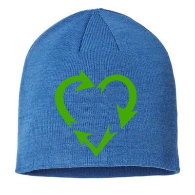 Love Recycling To Save The Future Of Our Earth Gift Sustainable Beanie