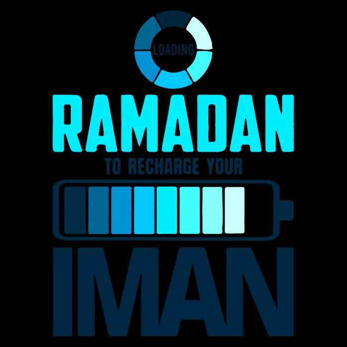Loading Ramadan To Recharge Your Iman Gift For Ramadan Mubarak 16 in Basic Backpack