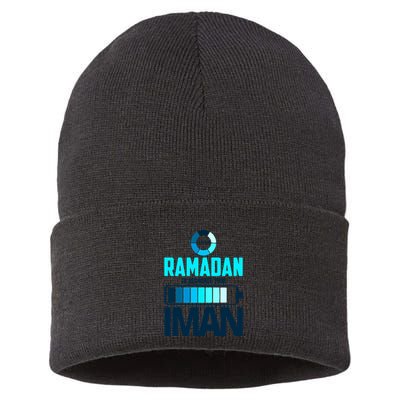 Loading Ramadan To Recharge Your Iman Gift For Ramadan Mubarak Sustainable Knit Beanie
