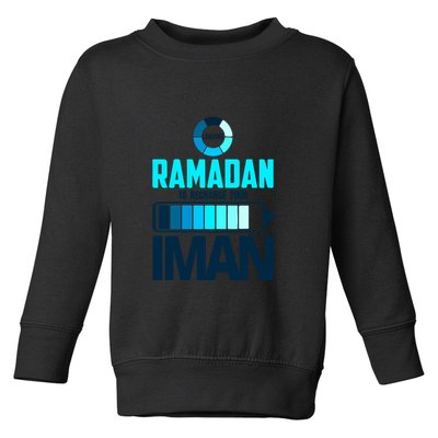 Loading Ramadan To Recharge Your Iman Gift For Ramadan Mubarak Toddler Sweatshirt