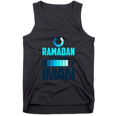 Loading Ramadan To Recharge Your Iman Gift For Ramadan Mubarak Tank Top