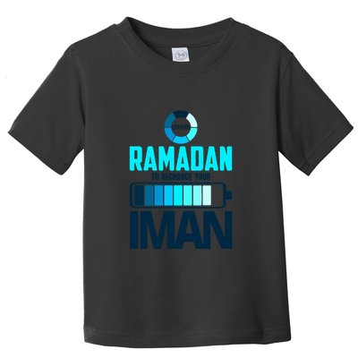 Loading Ramadan To Recharge Your Iman Gift For Ramadan Mubarak Toddler T-Shirt
