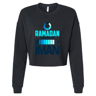 Loading Ramadan To Recharge Your Iman Gift For Ramadan Mubarak Cropped Pullover Crew