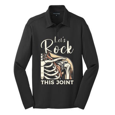 Lets Rock This Joint Shoulder Replacement Surgery Recovery Silk Touch Performance Long Sleeve Polo