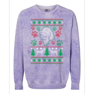 Labrador Retriever Ugly Christmas Holiday Dog Lover Gift Great Gift Colorblast Crewneck Sweatshirt