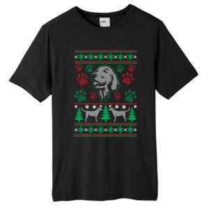 Labrador Retriever Ugly Christmas Holiday Dog Lover Gift Great Gift Tall Fusion ChromaSoft Performance T-Shirt