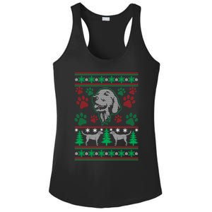 Labrador Retriever Ugly Christmas Holiday Dog Lover Gift Great Gift Ladies PosiCharge Competitor Racerback Tank