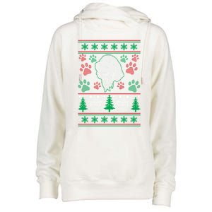 Labrador Retriever Ugly Christmas Holiday Dog Lover Gift Great Gift Womens Funnel Neck Pullover Hood