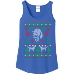 Labrador Retriever Ugly Christmas Holiday Dog Lover Gift Great Gift Ladies Essential Tank