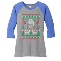 Labrador Retriever Ugly Christmas Holiday Dog Lover Gift Great Gift Women's Tri-Blend 3/4-Sleeve Raglan Shirt