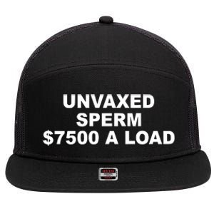 Luke Rudkowski Unvaxed Sperm $7500 A Load 7 Panel Mesh Trucker Snapback Hat