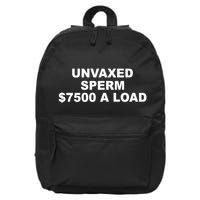 Luke Rudkowski Unvaxed Sperm $7500 A Load 16 in Basic Backpack