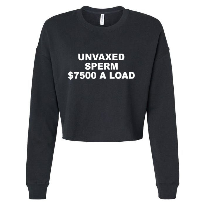 Luke Rudkowski Unvaxed Sperm $7500 A Load Cropped Pullover Crew