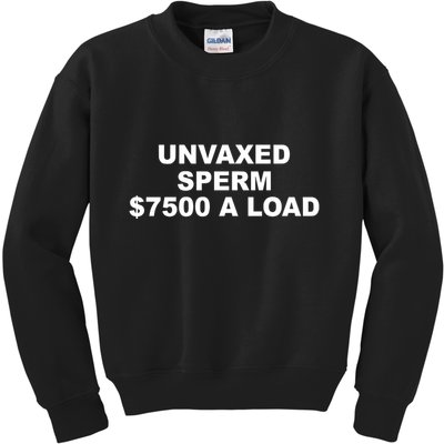 Luke Rudkowski Unvaxed Sperm $7500 A Load Kids Sweatshirt
