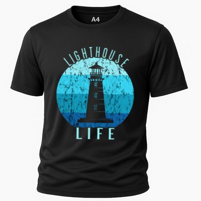 Lighthouse Retro Vintage Lighthouse Life Seaside Boating Performance Shirt