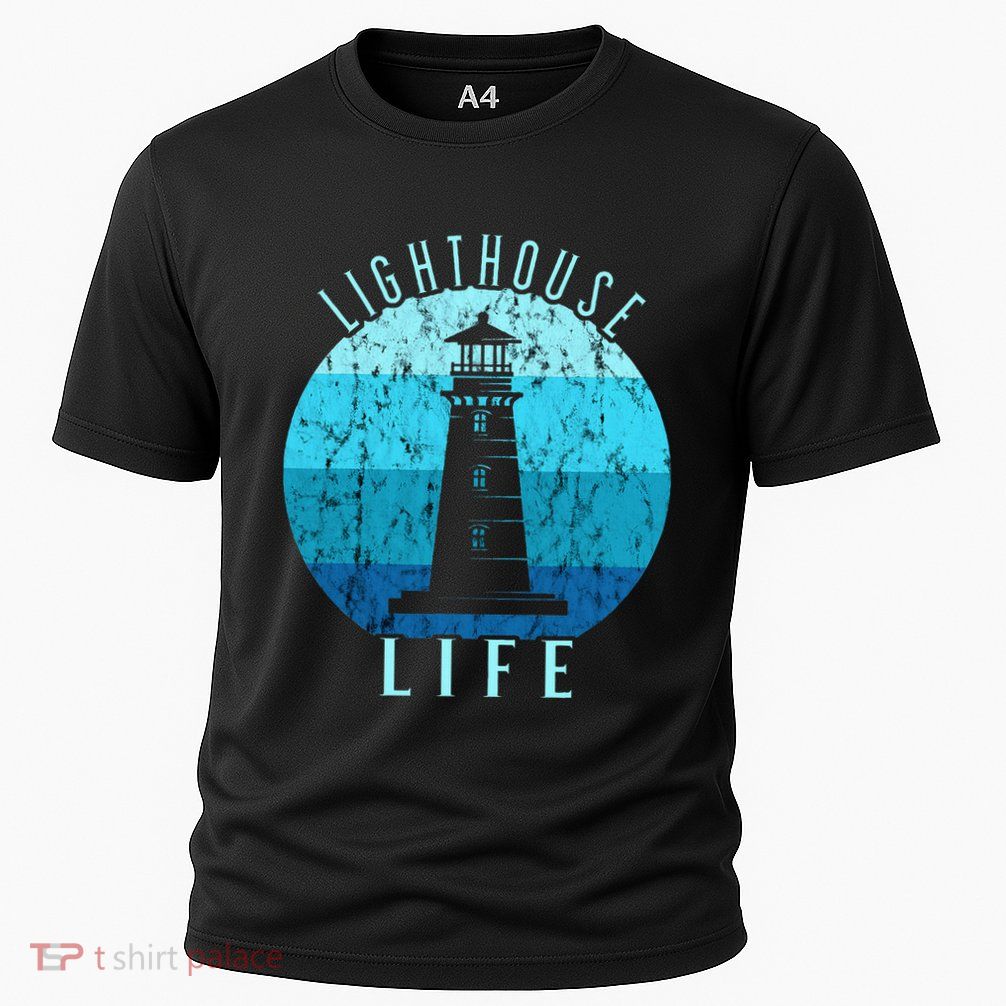 Lighthouse Retro Vintage Lighthouse Life Seaside Boating Performance Shirt