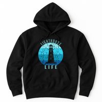 Lighthouse Retro Vintage Lighthouse Life Seaside Boating Hoodie