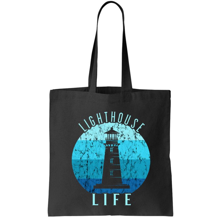 Lighthouse Retro Vintage Lighthouse Life Seaside Boating Bag