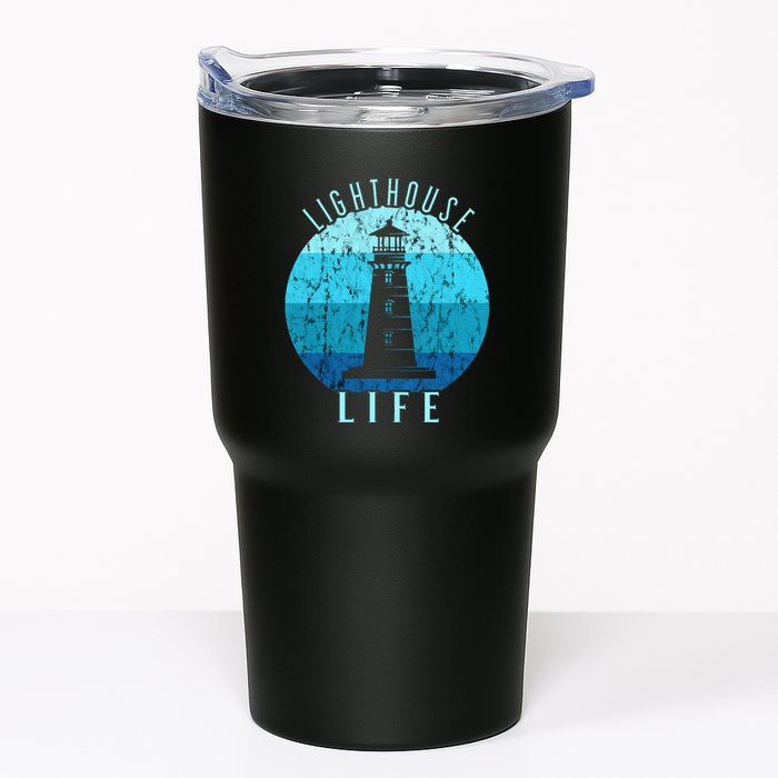 Lighthouse Retro Vintage Lighthouse Life Seaside Boating Tumbler