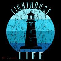 Lighthouse Retro Vintage Lighthouse Life Seaside Boating Poster