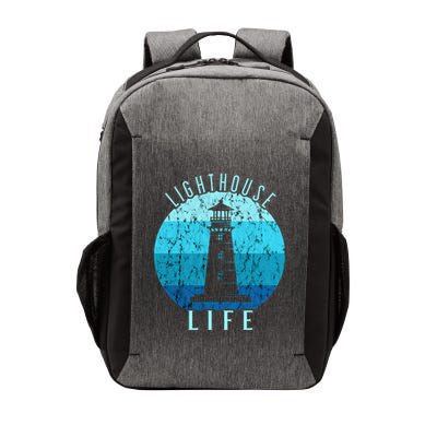 Lighthouse Retro Vintage Lighthouse Life Seaside Boating Vector Backpack