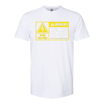 Lineman Retro Vintage Electrician Save A Fuse Softstyle CVC T-Shirt