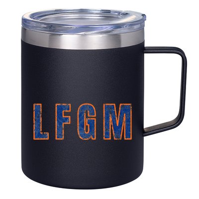 Lfgm Retro Vintage 12oz Stainless Steel Coffee Mug